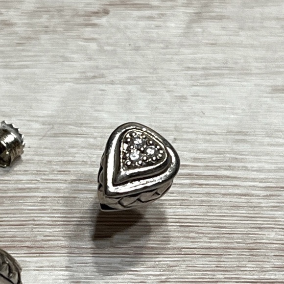 Spinelli Kilcollin Silver Teardrop Diamond 
Earrings - Picture 7 of 11